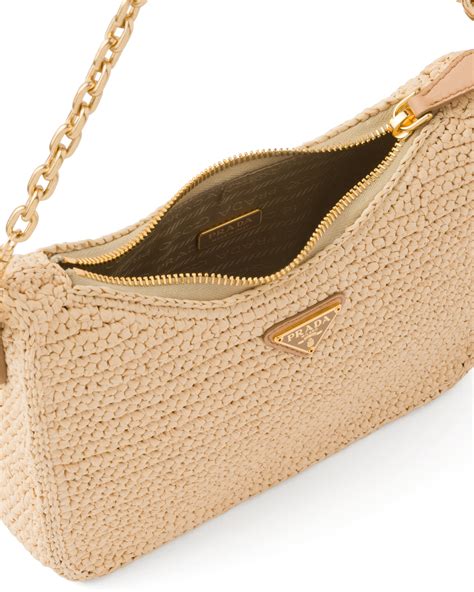 prada raffia re edition.